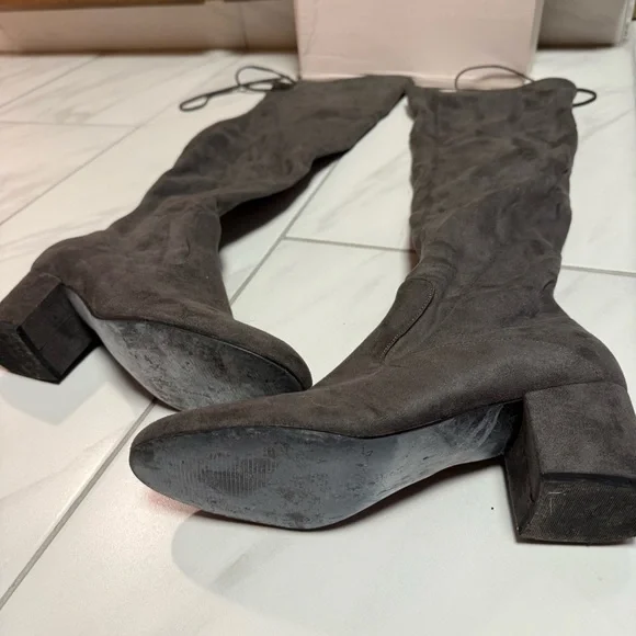 Elegant Over-the-Knee Boots in Dark Gray by Ivanka Trump - Picture 2 of 10